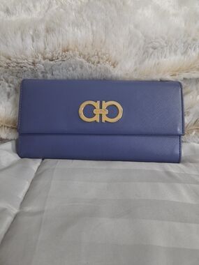 Salvatore Ferragamo Gancini Leather Wallet